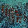 Thoughts Of Love In A Deep Ocean - Acrylic On Canvas - 180 X 120 Mixed Media - By Massimo Franzoni, Abstract Mixed Media Artist