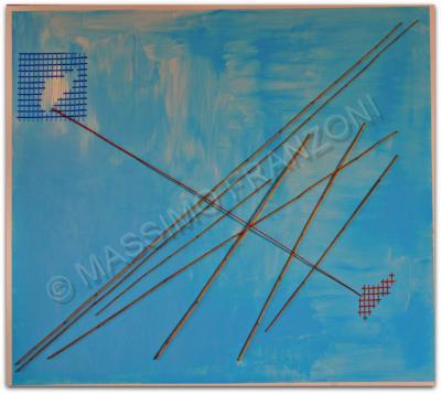 Abstract - Waiting For The Light - Acrylic On Board