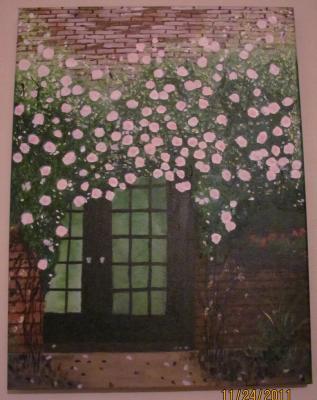 Flowers - Secret Doorway - Acrylics