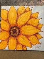 Hello Sunshine - Ink Drawings - By Nancy Patterson, Impressionism Drawing Artist