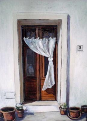 Pisticci - My Studio Door - Acrylic