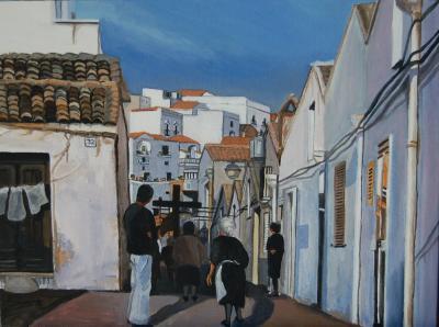 Pisticci - Easter In Dirupo - Acrylic