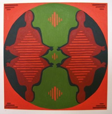 2-Dimensional With Color - Reflective Meditation - Acrylics