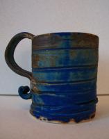 Ceramic - Robin Bird Cup - White Clay