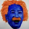 Albert - Acrylics Paintings - By Grace Fairchild, Technical Color Theory Painting Artist