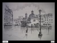 Krakow Market In 2011 - Pencil Drawings - By Adam Michalik, Pastel Drawing Artist