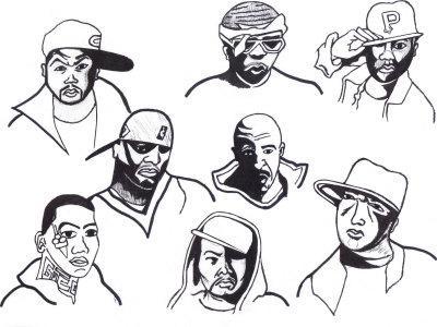 Will Ie 2 - Faces Of Hip Hop 2 - Pencil  Paper