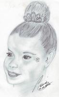 Children - Pencil  Paper Drawings - By Berine Thompson, Black  White Drawing Artist