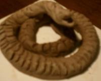 Claypottery - Clay Snake - Clay