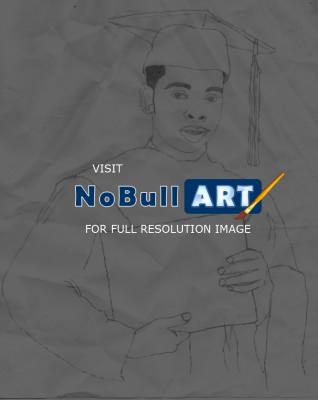 Drawings - Ancient Graduation - Pencil  Paper
