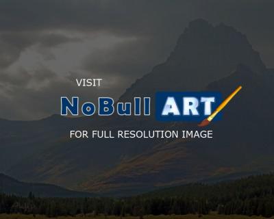 Glacier National Park - Mt Grinnell Glacier National Park - 20 X 16-Inch Canvas Gi - Camera_Computer