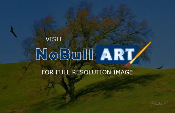 Landscapes - Turkey Vulture Duet - Canvas Giclee - Camera_Computer