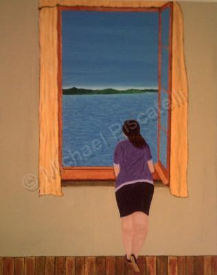 Forms Of Expression - The Waiting - Acrylic On Canvas