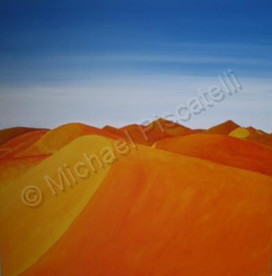 Forms Of Expression - Sand Dunes - Acrylic On Canvas