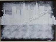 Forms Of Expression - Ghost City - Acrylic On Canvas