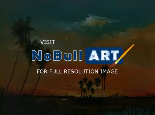 Impressionistic Landscape - Everglades Dawn - Acrylic