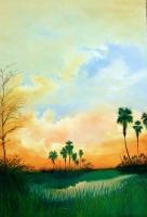 Impressionistic Landscape - Untitled - Acrylic
