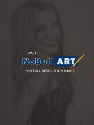 Portrait - A Jolie - Pencil  Paper