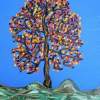 Autumn Tree - Oil And Acrylic Paintings - By Joe Dimino, Impressionism Painting Artist