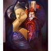 Mercurielle - Canvas Giclee Paintings - By Rupert Crossley, Surrealism Painting Artist