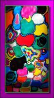 Miracles Interplay - Mixta Glasswork - By Natalia Levis-Fox, Abstract Glasswork Artist