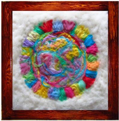 Divine Love - Your Healthy Heart Divine Source - Woolen Art