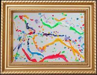 Walls Decoration - Chains-Waves Of Something You Love - Acrylics