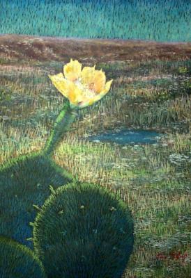 Southwestern - Prickly Pear - Oil Pastels