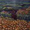 Vineyard 2 - Oil Pastels Paintings - By John Mccullough, Post Impressionism Painting Artist