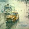 Morning Kolkata - Watercolor Paintings - By Ayan Ghosh, Realistic Painting Artist