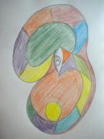 Abstrat - Eye - Pencil Colour