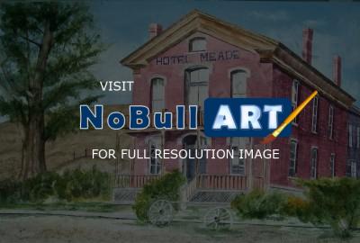 Montana - Hotel Meade - Watercolor