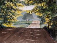 Backroads - Watercolor Paintings - By Theresa Van Eck, Realistic Painting Artist