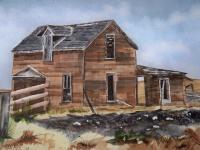 Abandoned - Watercolor Paintings - By Theresa Van Eck, Realistic Painting Artist