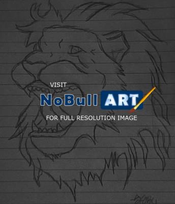 Drawing - Lion - Pencil