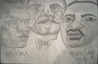 Drawing - Powerful Black Men - Shading Pencils