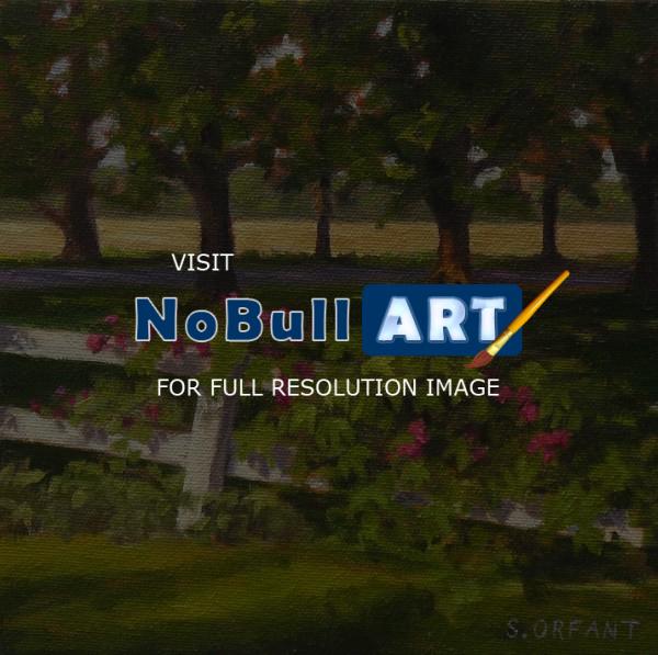 Landscape - Rambling Rose - Oil On Canvas