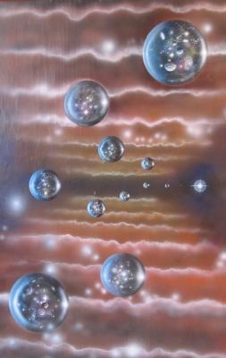 Multiverse - Multiverse 387 - Oil And Acrylic On Panel