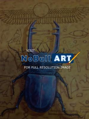 Wildlife - The Scarab - Oil On Canvas