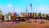 Cityscape - Print On Canvass Photography - By Sydney Parker, Space Photography Artist