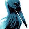 Heron - Digital Digital - By Natalia Maliszewska, Nature Digital Artist