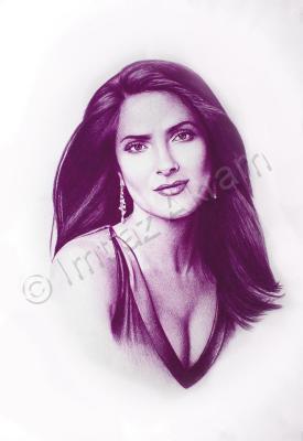 Pencil Art Work - Beautiful Smile - Color Pencil