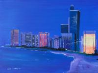 Abu Dhabi - Oil Colour On Canvas Paintings - By Claudia Luethi Alias Abdelghafar, Realistic Painting Artist
