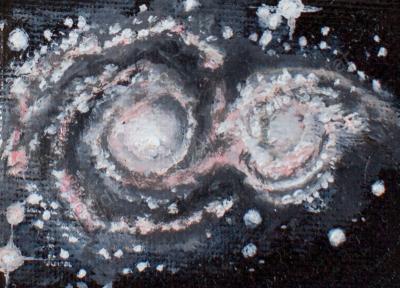 Oil Painting On Canvas - Whirlpool Galaxie - Oil Colour On Canvas