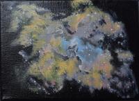 Eagle Nebula - Oil Colour On Canvas Paintings - By Claudia Luethi Alias Abdelghafar, Realistic Painting Artist