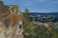 Mexico Sierra Tara Humara - Oil Colour On Canvas Paintings - By Claudia Luethi Alias Abdelghafar, Realistic Painting Artist