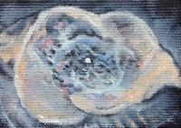 Oil Painting On Canvas - The Cats Eye Nebula - Oil Colour On Canvas