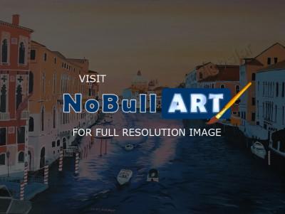 Oil Painting On Canvas - Venice - Oil Colour On Canvas