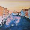 Venice - Oil Colour On Canvas Paintings - By Claudia Luethi Alias Abdelghafar, Realistic Painting Artist