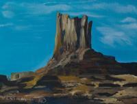 Oil Painting On Canvas - Rock Of The Monument Valley - Oil Colour On Canvas